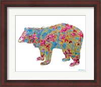 Framed Colorful Bear