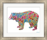 Framed Colorful Bear