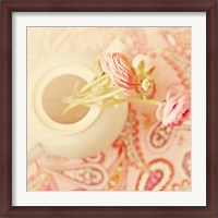 Framed Teapot with Peonies