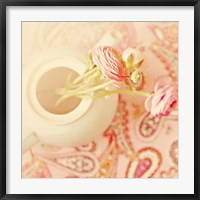 Framed Teapot with Peonies