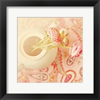 Framed Teapot with Peonies