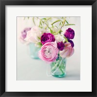 Framed Pink Ranunculus