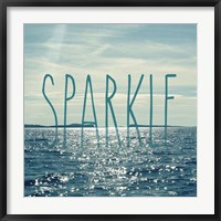 Framed Sparkle In The Ocean