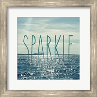 Framed Sparkle In The Ocean