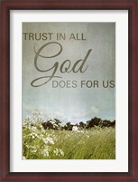 Framed Trust in God