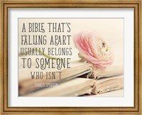 Framed Bible Quote