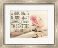 Framed Bible Quote
