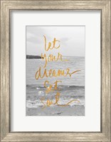 Framed Let Your Dreams Set Sail