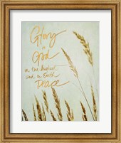 Framed Glory To God