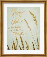 Framed Glory To God