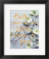 Framed Faith Plants the Seed