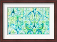 Framed Emerald Abstract