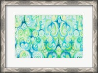 Framed Emerald Abstract