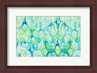 Framed Emerald Abstract
