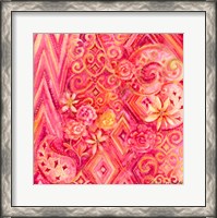 Framed Pink Abstract