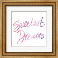 Framed Sweetest Dreams