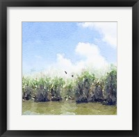 Framed Watercolor Black Hammock Lake