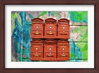 Framed City Mail Boxes