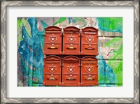 Framed City Mail Boxes