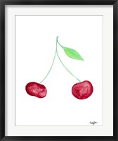 Framed Two Cherries II