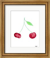 Framed Two Cherries II
