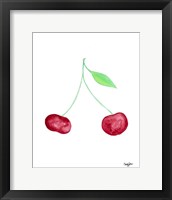 Two Cherries II Framed Print