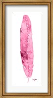 Framed Pink Feather