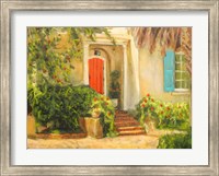 Framed Front Garden Tuscan Dreams I