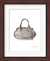 Framed Watercolor Handbags III
