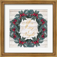 Framed All Is Merry & Bright