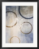 Blue Connections II Framed Print