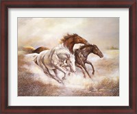 Framed Wild Horses I