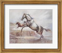 Framed Wild Horses II