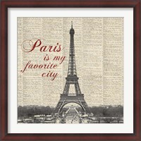 Framed Paris is my Favorite City