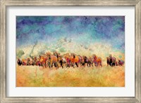 Framed Horse Herd