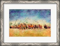 Framed Horse Herd