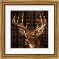 Framed Fall Splendor on Plaid