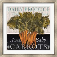 Framed Vegetable Farm Fresh II