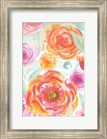Framed Colorful Roses II