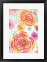 Framed Colorful Roses II