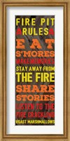 Framed Fire Pit Rules