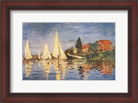 Framed Regatta at Argenteuil