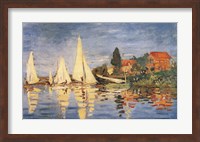 Framed Regatta at Argenteuil