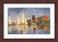 Framed Regatta at Argenteuil