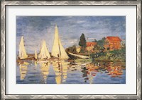 Framed Regatta at Argenteuil