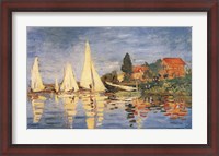 Framed Regatta at Argenteuil