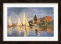 Framed Regatta at Argenteuil