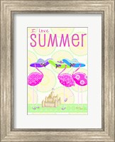 Framed Flamingo Summer II