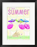 Flamingo Summer II Framed Print