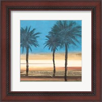 Framed Coastal Palms II